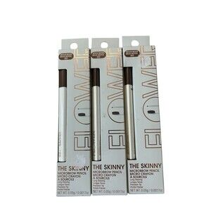 Flower Beauty The Skinny Microbrow Pencil - Medium Brown - SB3 - 3 pack NIB NEW
